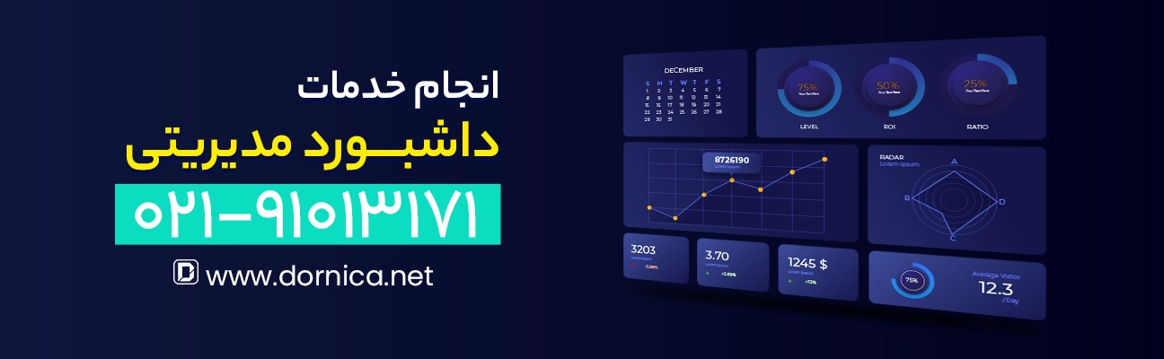 ویژگی های داشبورد مدیریتی موفق و حرفه ای